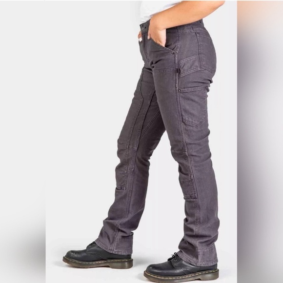 Dovetail Workwear Womens size 2/30 Brit Utility Jeans Dark Grey - Picture 1 of 8